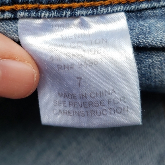 VTG Reference low rise flare leg jeans 7 - Picture 11 of 12